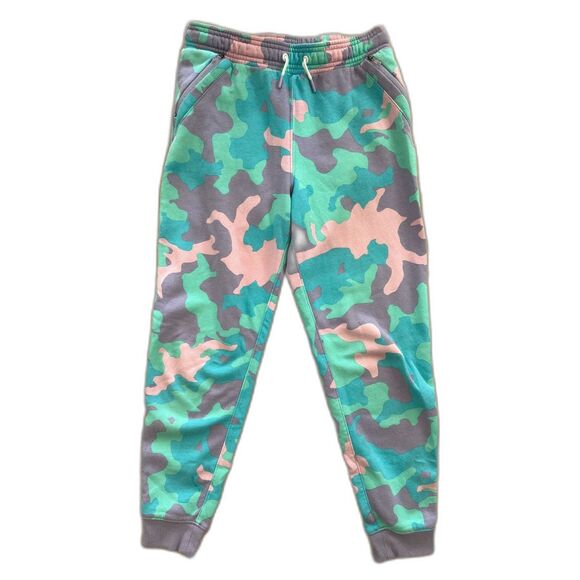 Tek Gear Pastel Camo Ultrasoft Fleece Joggers Girls Sweatpants Size XL 14/16 - Picture 1 of 5